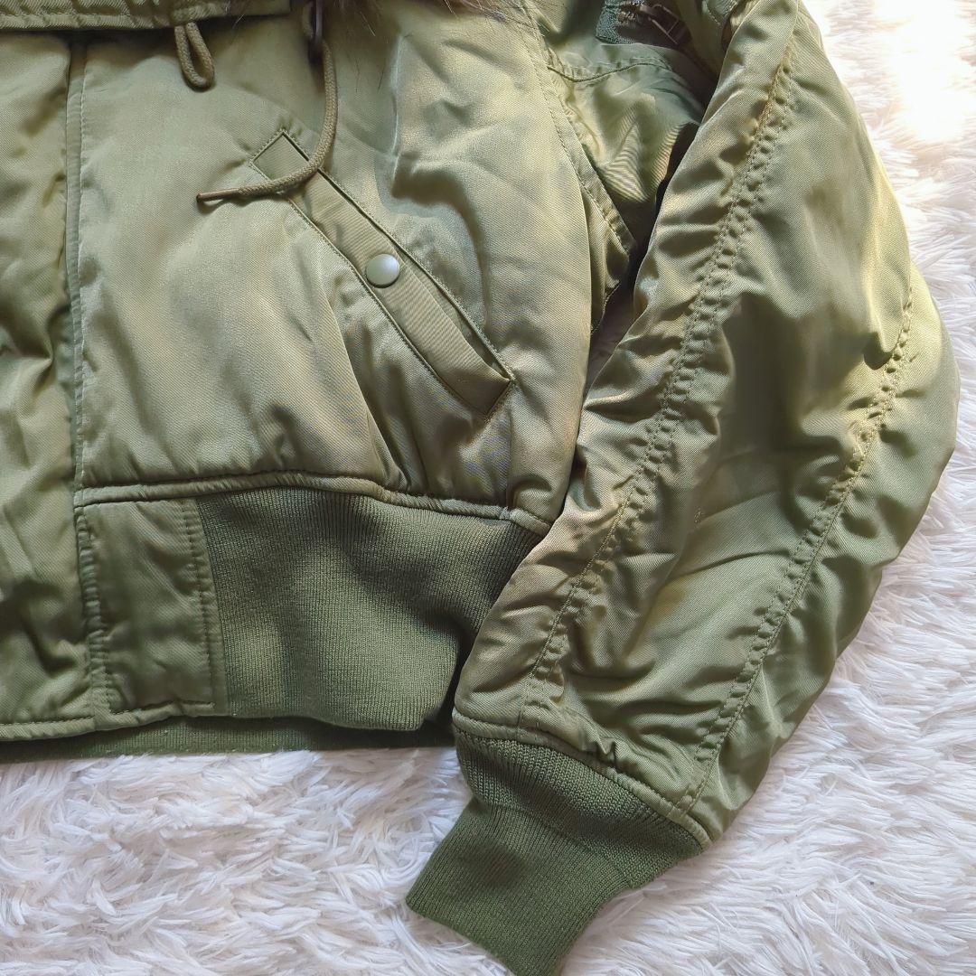 美品 Y2K military N2-B flight jacket KHAKI