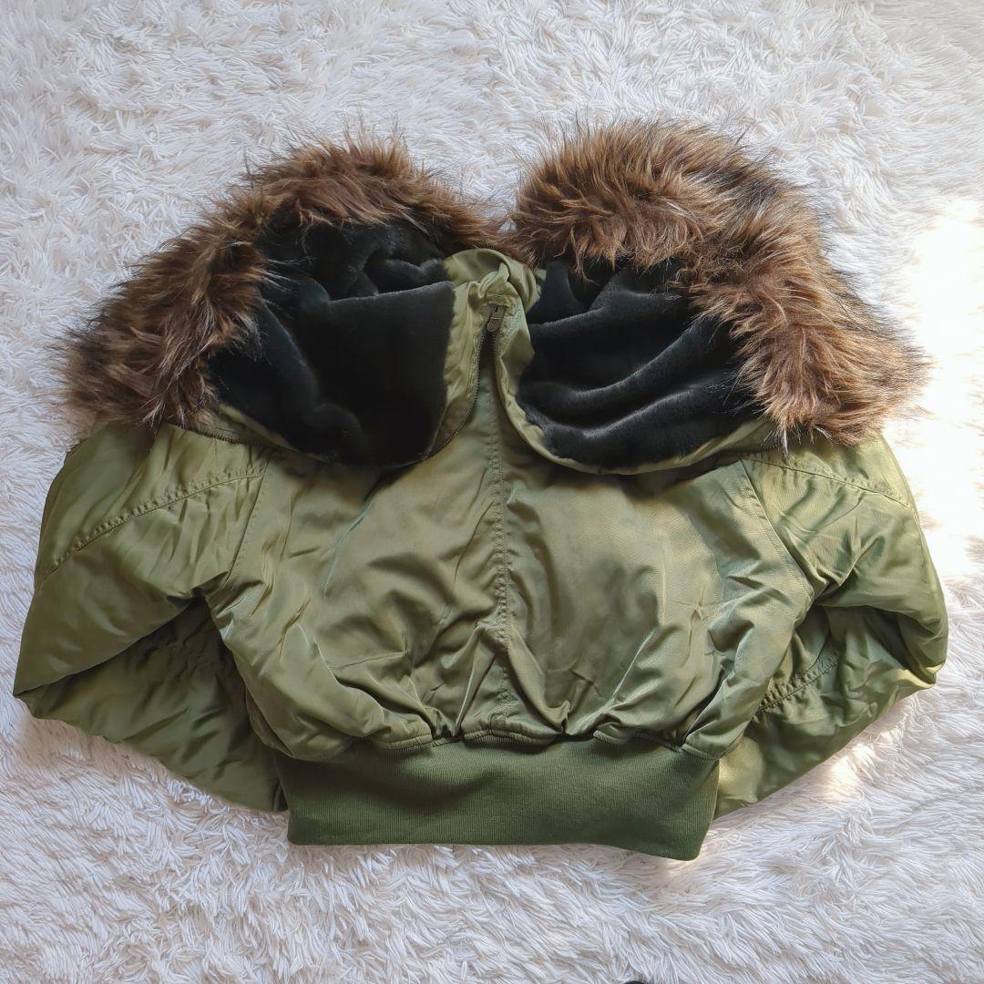 美品 Y2K military N2-B flight jacket KHAKI