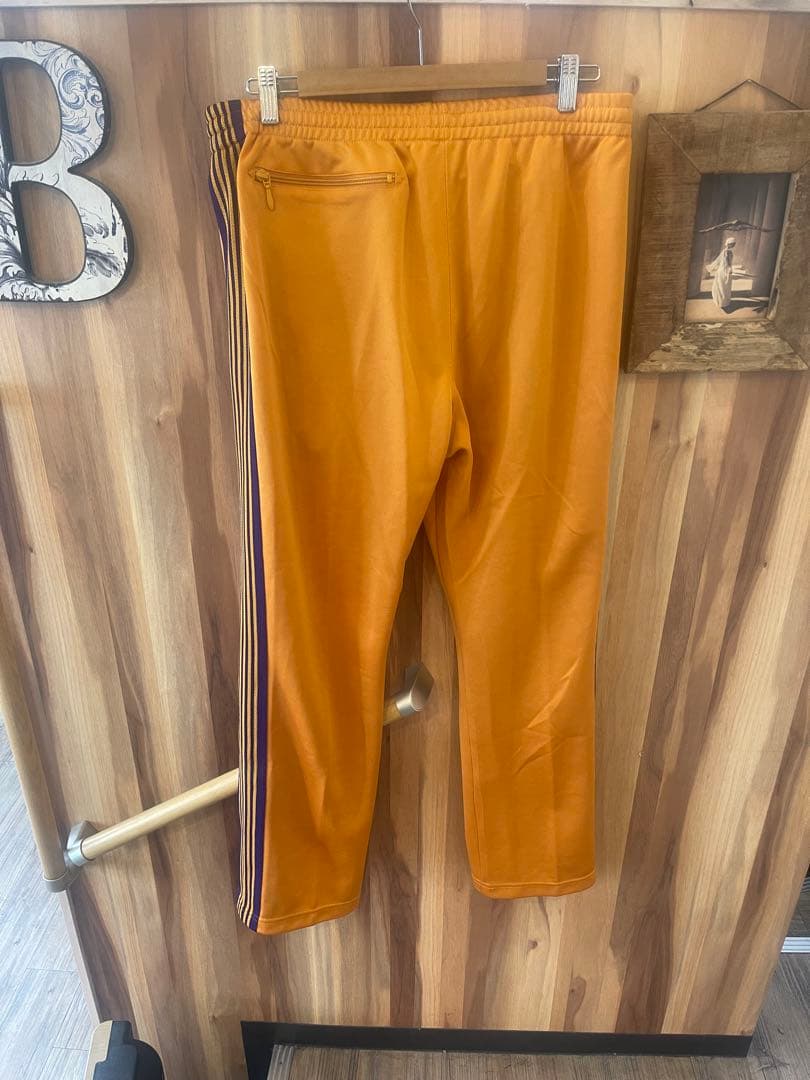 ニードルス　オレンジ×パープル　ナロートラックパンツサイズL