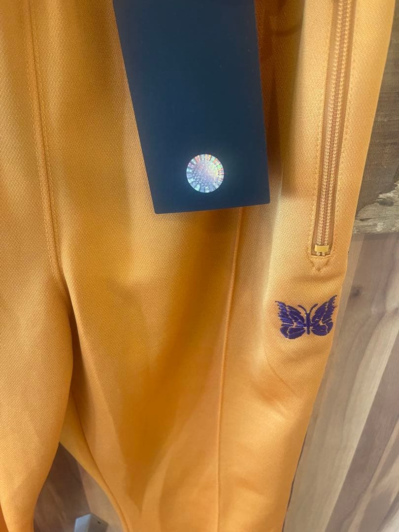 ニードルス　オレンジ×パープル　ナロートラックパンツサイズL