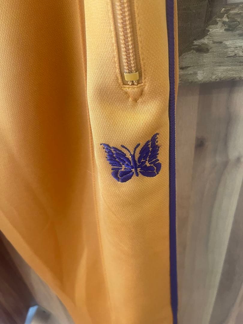 ニードルス　オレンジ×パープル　ナロートラックパンツサイズL