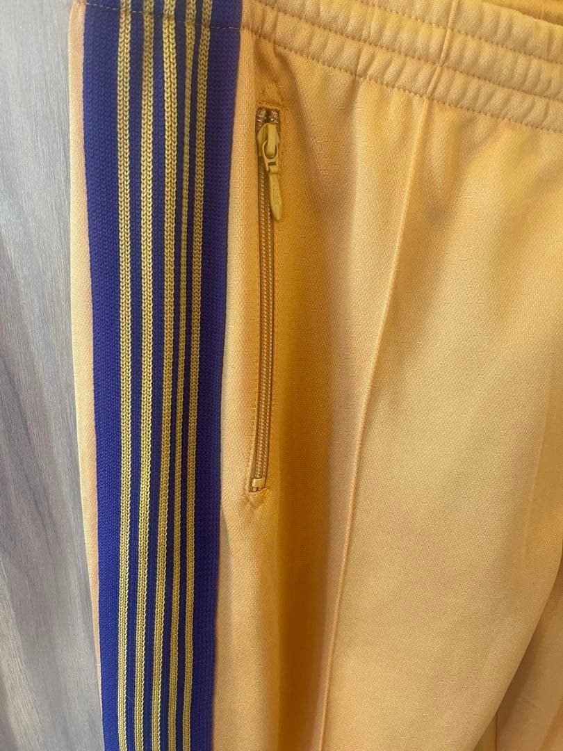 ニードルス　オレンジ×パープル　ナロートラックパンツサイズL