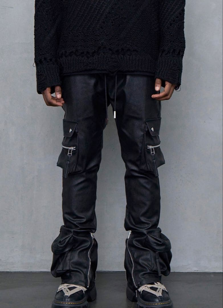 MLVINCE®︎ / type-4 slim stretch wax cargo