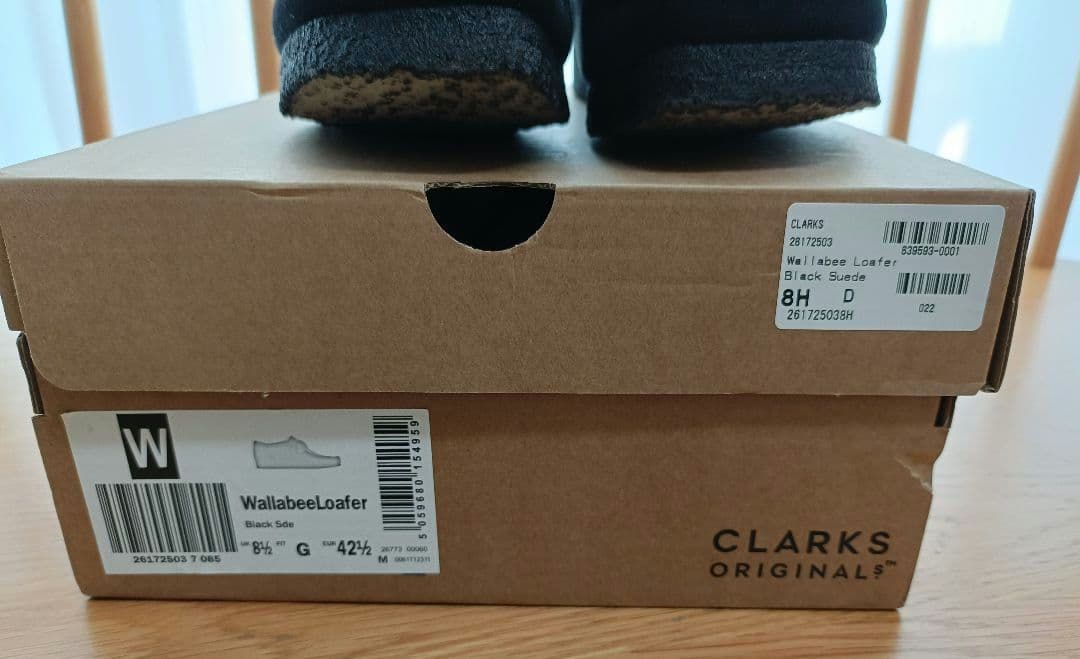 新品 CLARKS Wallabee Loafer 26.5cm