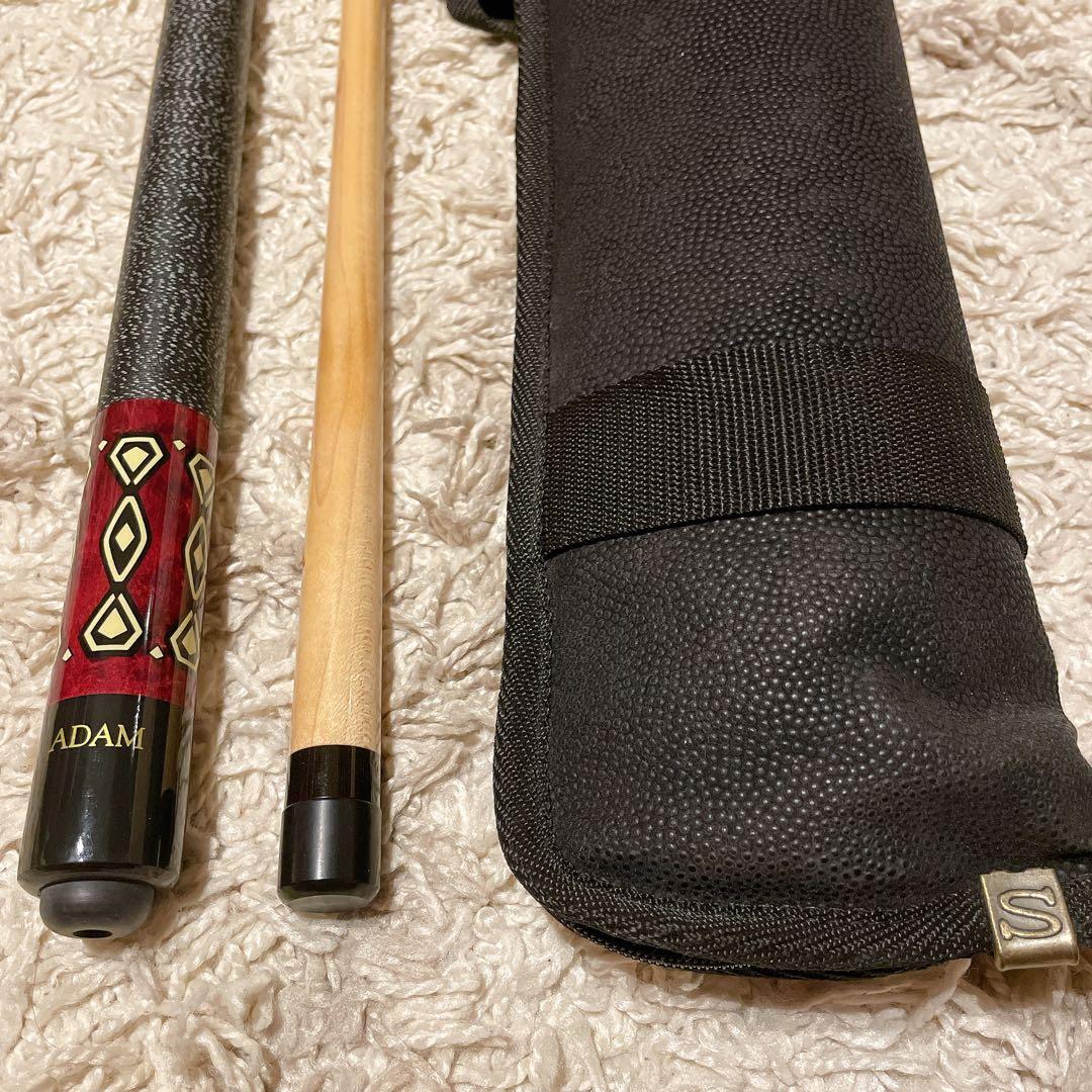 【美品】アダム ADAM XXIII ビリヤード キュー ケース付き　※匿名配送