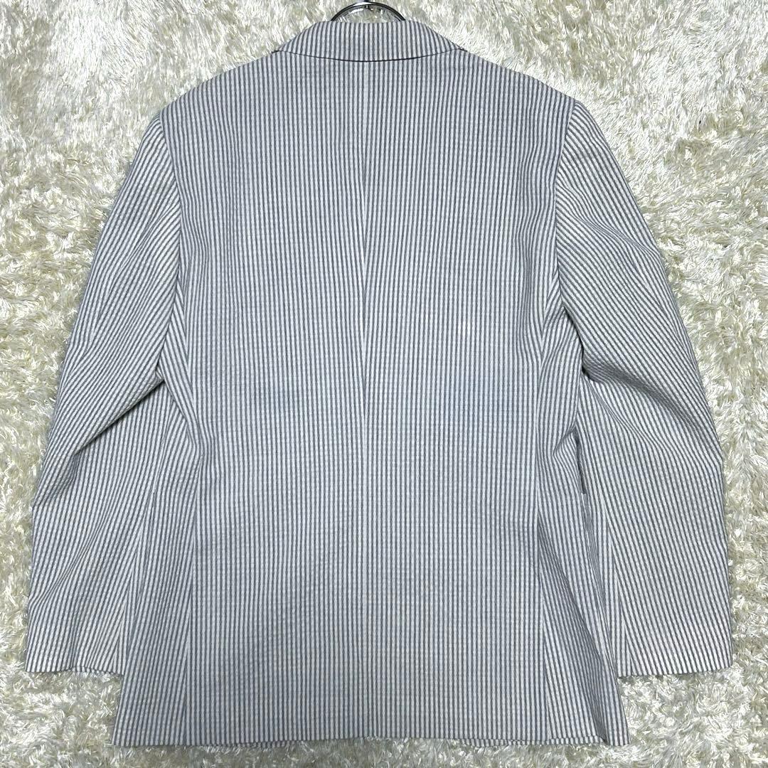 【美品 現行 カノニコ シアサッカー】バーニーズニューヨーク　スーツ　イタリア製