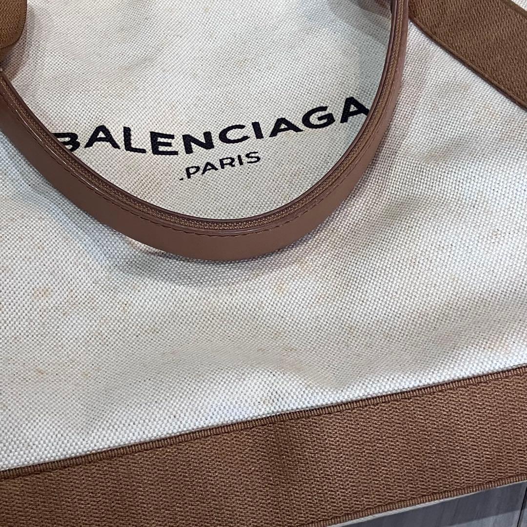 BALENCIAGA トートバッグ キャメル　ブラウン　希少サイズ　汚れ多数