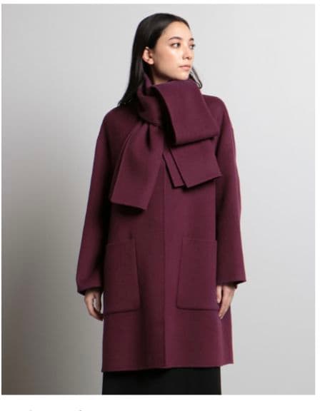 Theory LUXE　コート　ストール付き