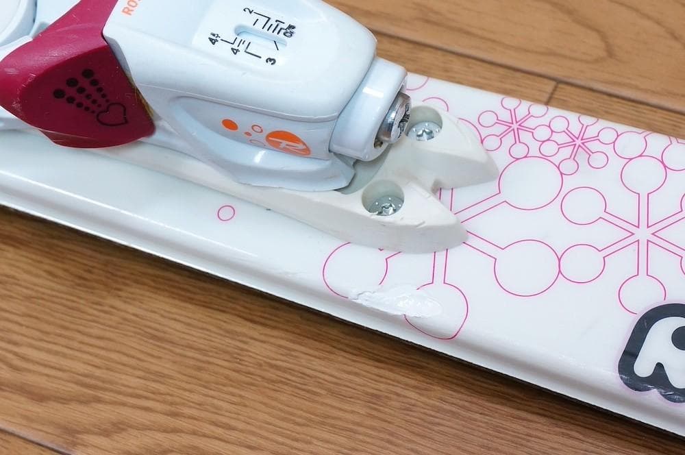 メンテ済 120cm 靴22cm ROSSIGNOL 子供用スキーセット