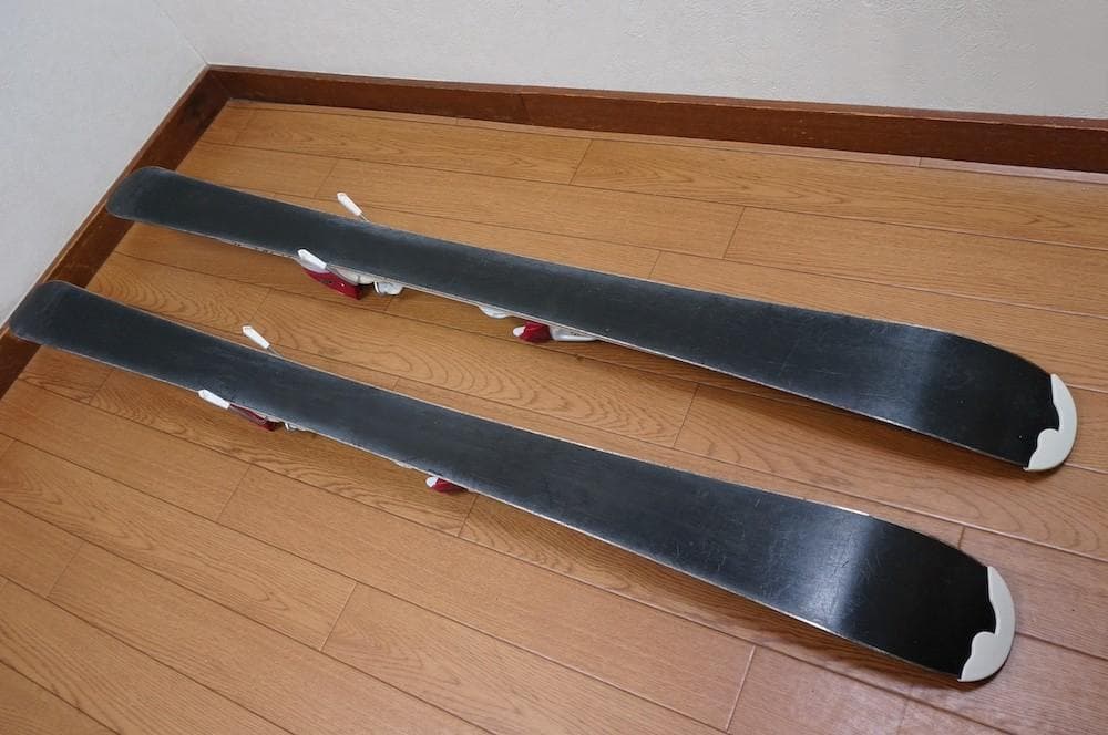 メンテ済 120cm 靴22cm ROSSIGNOL 子供用スキーセット