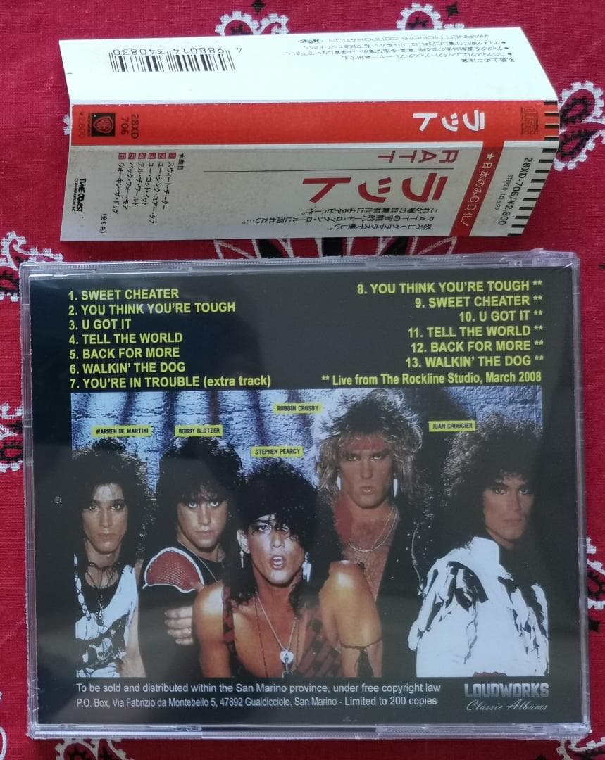 M*o様 ラット RATT デビュー盤 40周年記念盤 おまけ付き