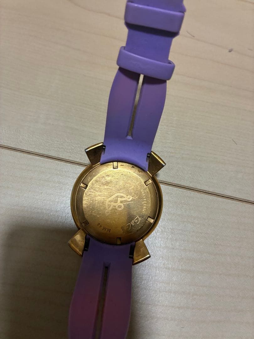 た*け様 ガガミラノ　クロノグラフ　48ミリ　クオーツ式