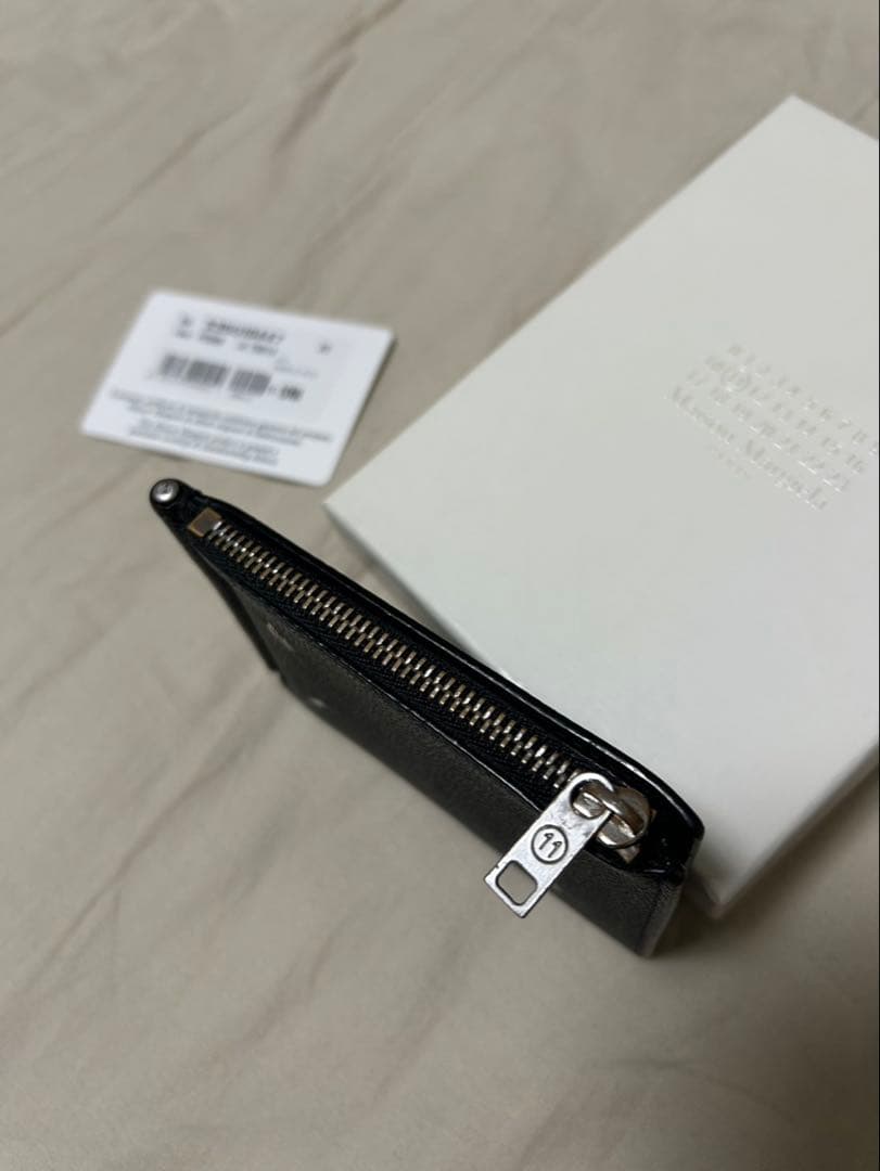 ★千菜★ マルジェラ ブラックレザー マネークリップ