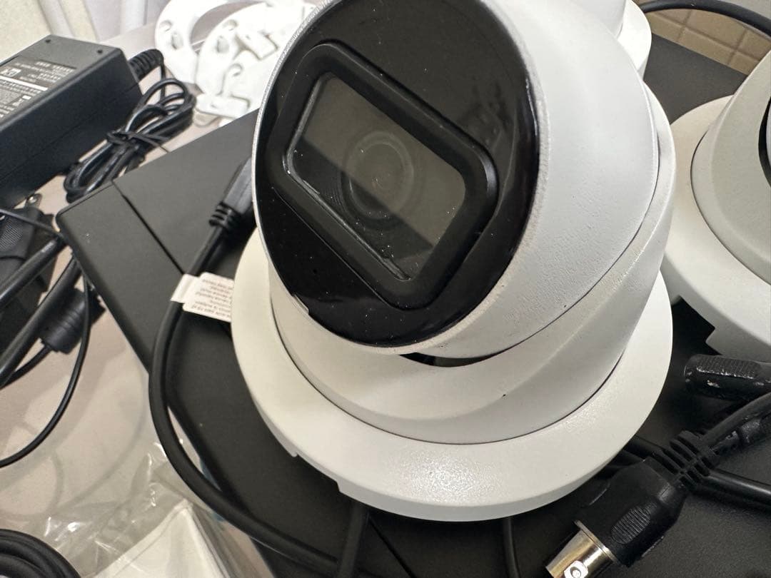 防犯カメラ 4台セット ドーム型 4chハードディスクDVR-POC04