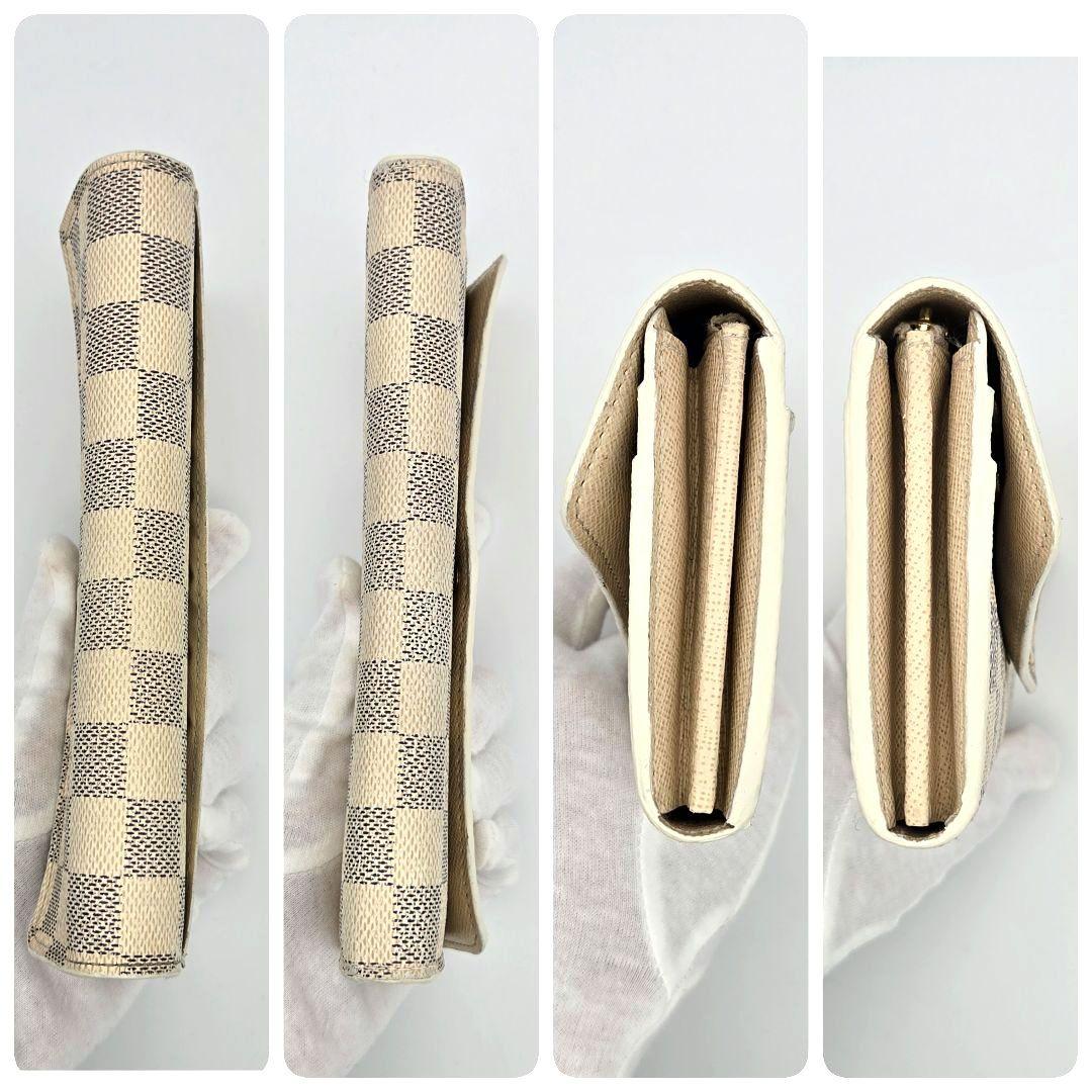 新型 ルイヴィトン ポルトフォイユ サラ ダミエアズール 長財布 N63208