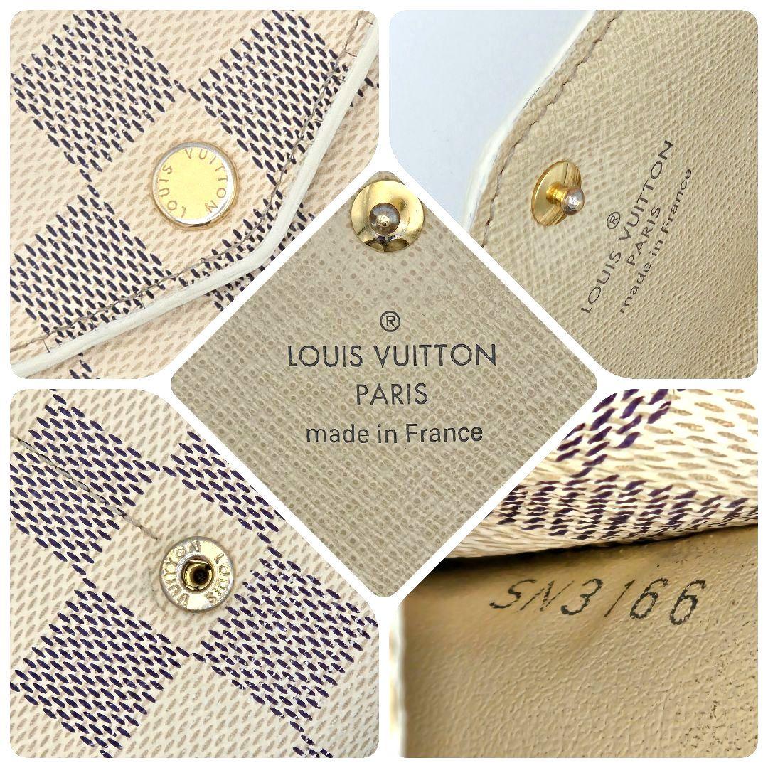 新型 ルイヴィトン ポルトフォイユ サラ ダミエアズール 長財布 N63208