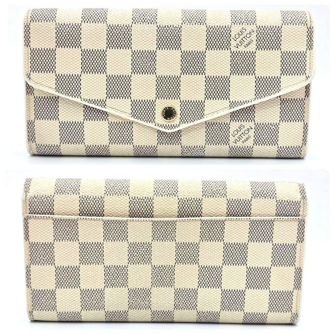 新型 ルイヴィトン ポルトフォイユ サラ ダミエアズール 長財布 N63208