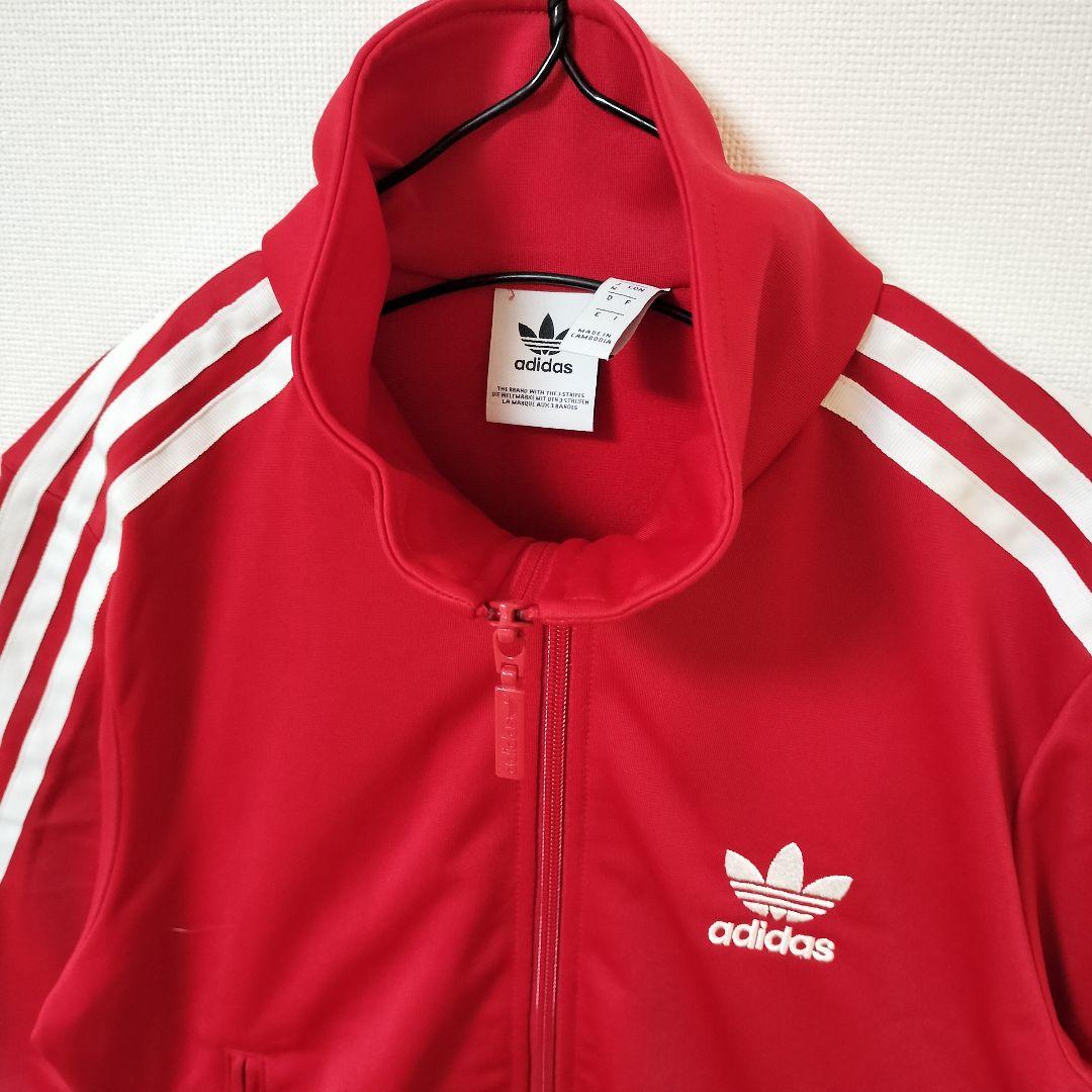 アディダス ファイヤーバード 赤 トラックジャケット ジャージ レディースM
