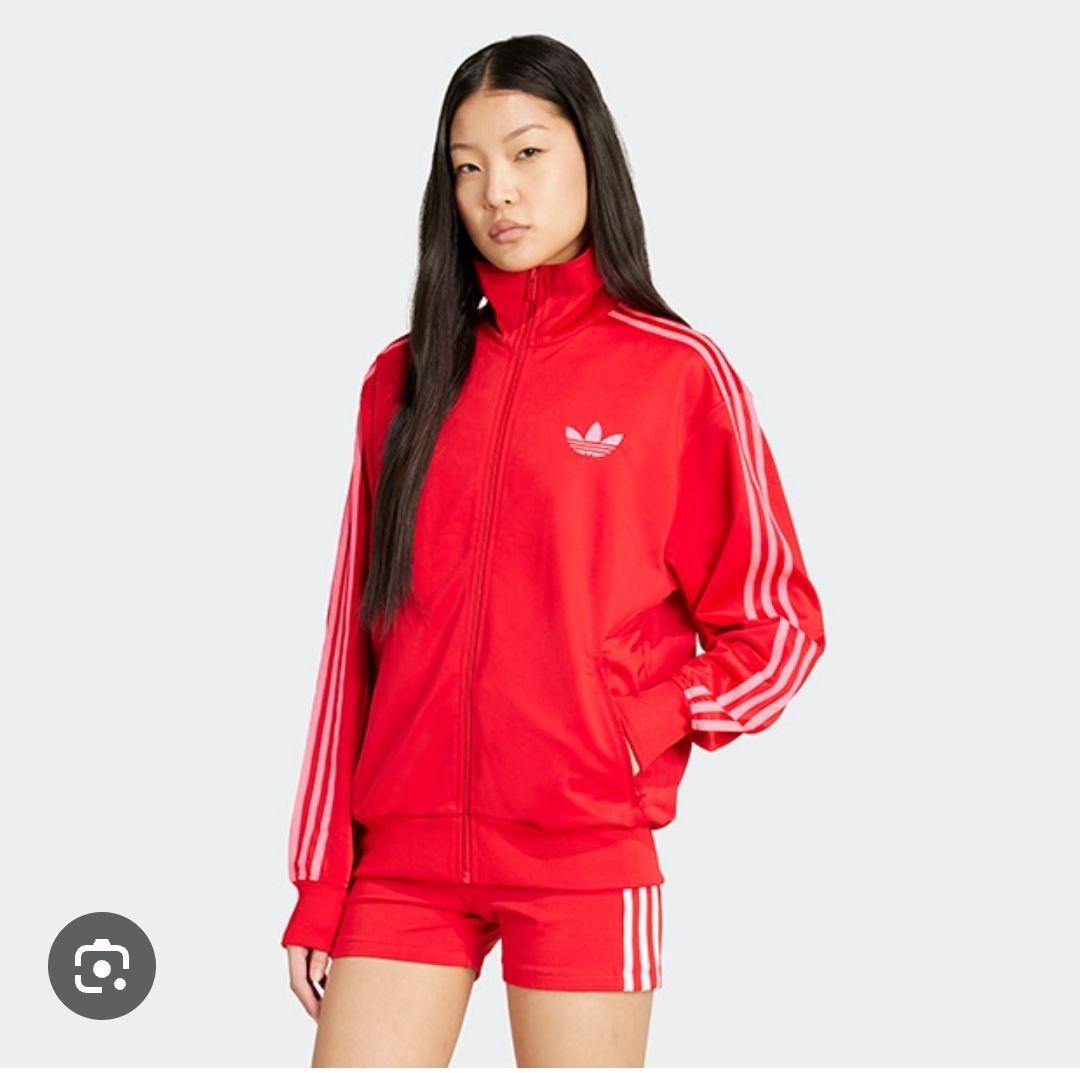 アディダス ファイヤーバード 赤 トラックジャケット ジャージ レディースM