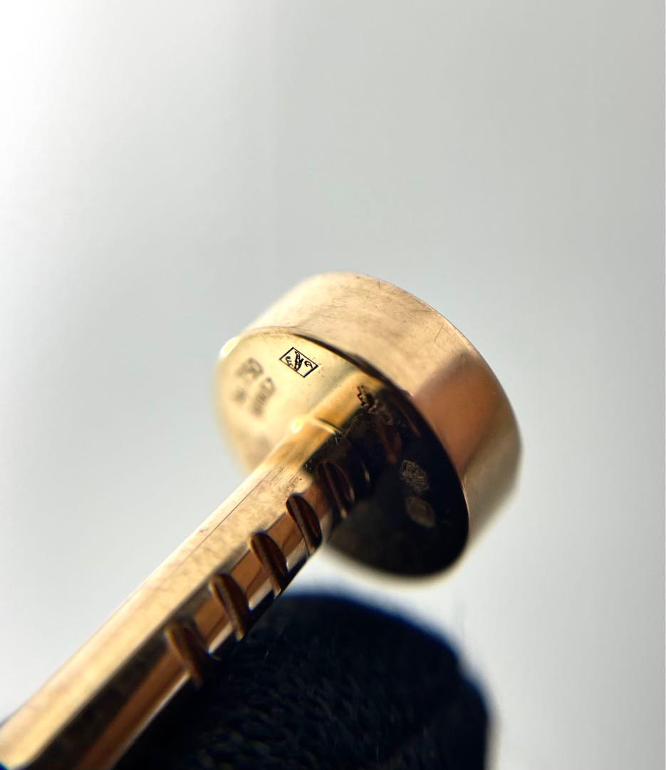 カルティエ　ジュストアンクル　タイピン　750YG K18 ゴールド