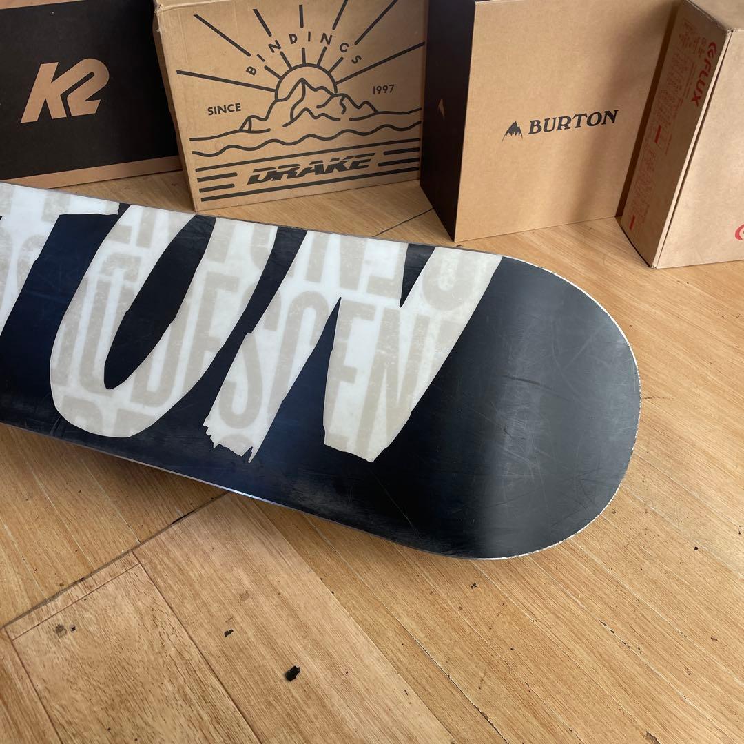 BURTON×FLUX　バートン　スノーボード　フラックスバインディング付