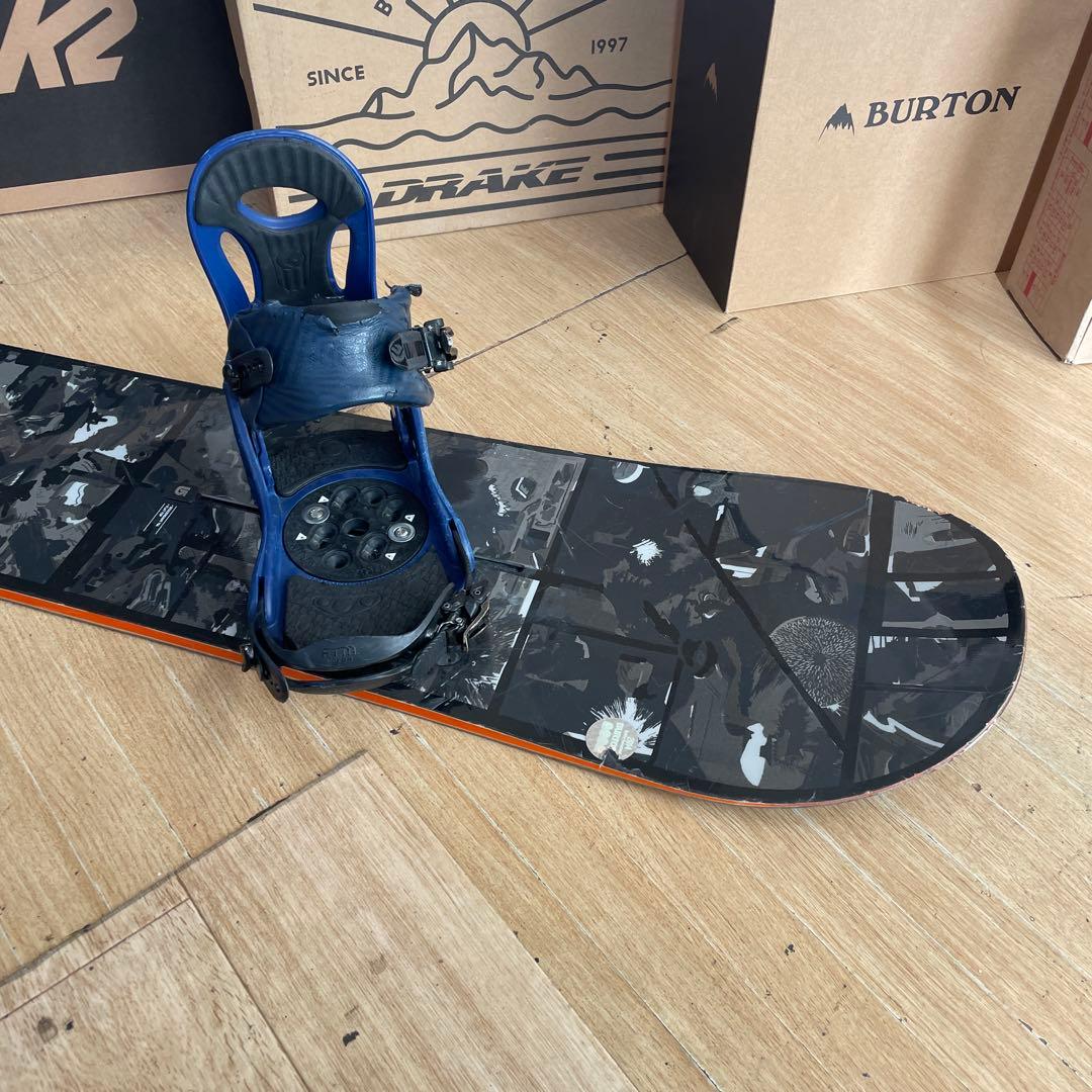 BURTON×FLUX　バートン　スノーボード　フラックスバインディング付