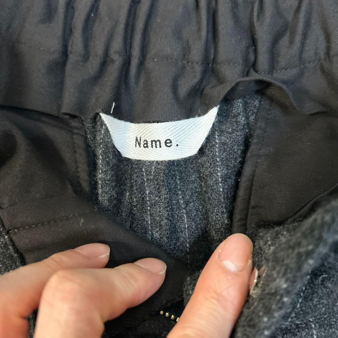 名作 23aw Name. STRIPE 2TUCK 35SLACKS ネーム