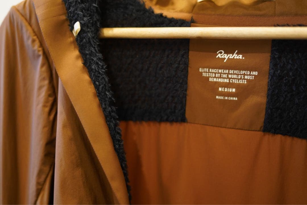 Rapha プロチーム インサレーテッドジャケット ブラウン　Mサイズ