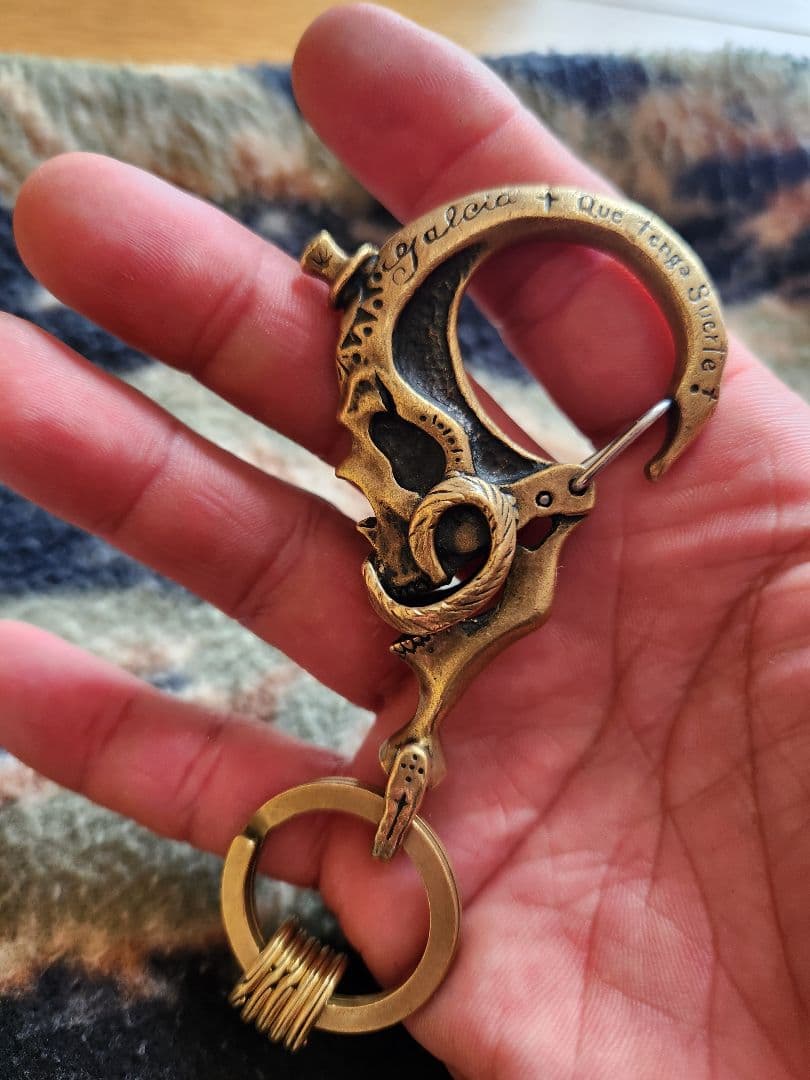 希少　GARCIA ガルシア　キーフック・真鍮キーホルダー