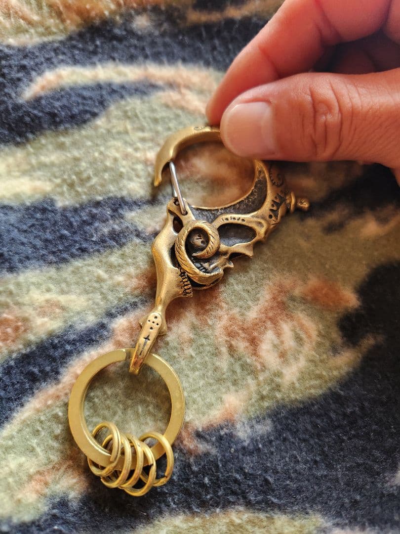 希少　GARCIA ガルシア　キーフック・真鍮キーホルダー