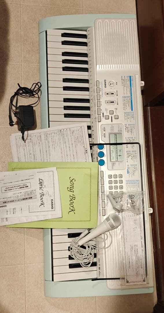 美品　CASIO LK-108 光ナビゲーションキーボード