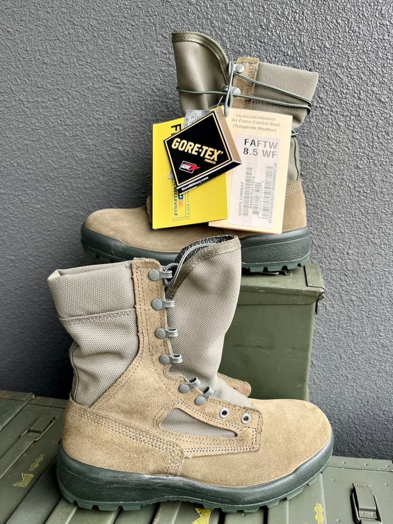 米軍放出新品Belleville コンバットブーツ8.5WF 実物