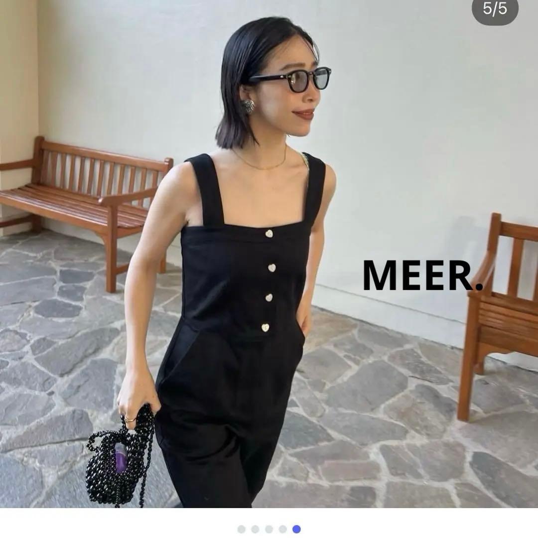 MEER.美品ハートボタンオールインワンHEART BUTTONALLINONE