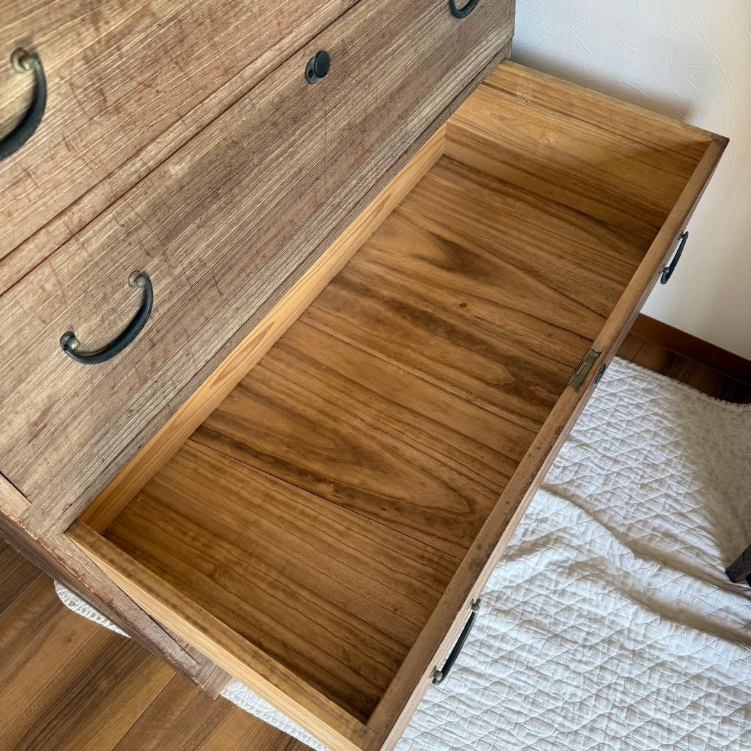 東京23区配送無料　昭和レトロ 桐タンス3段式 和風箪笥