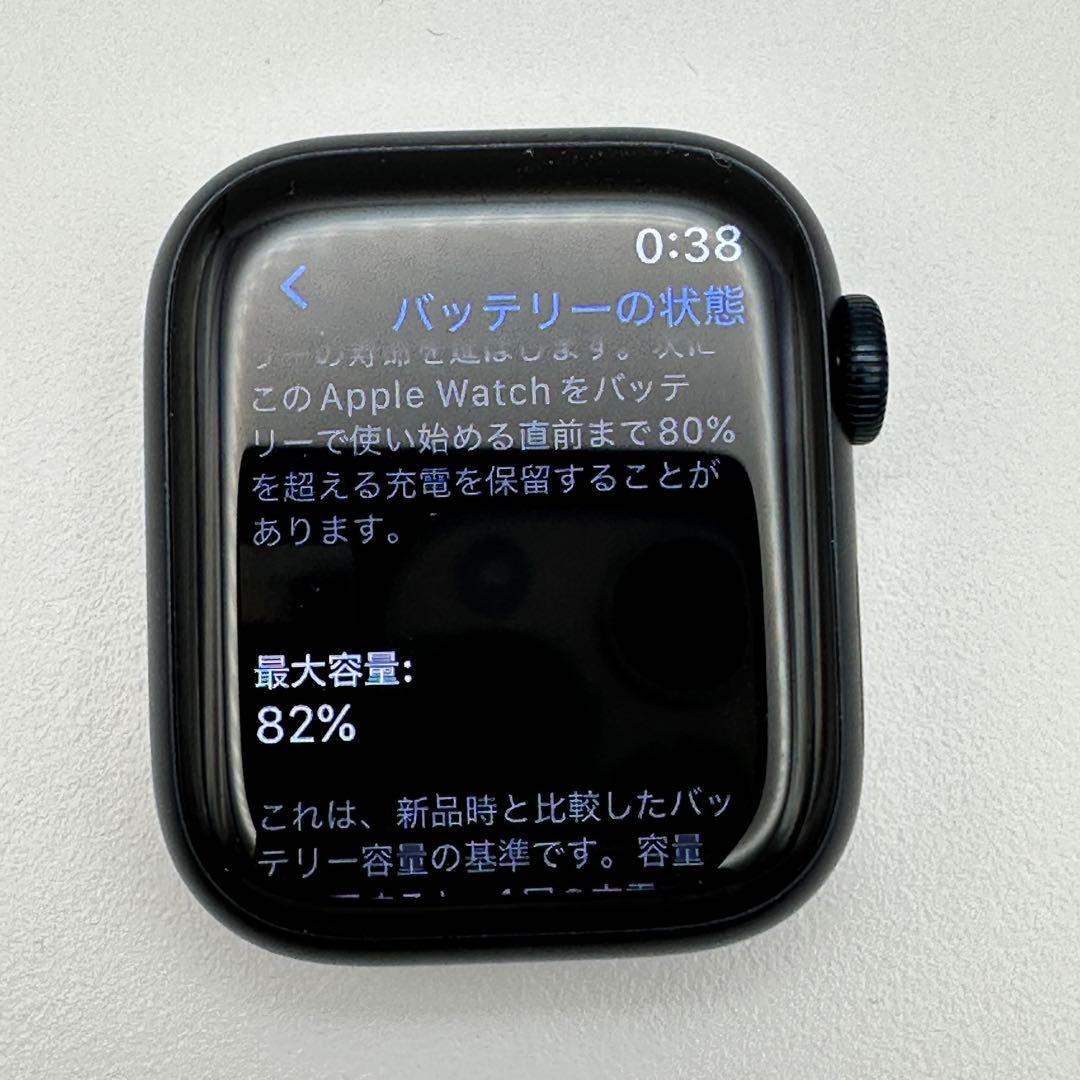 【03YX】Apple Watch 7 GPS 41mm BT82%