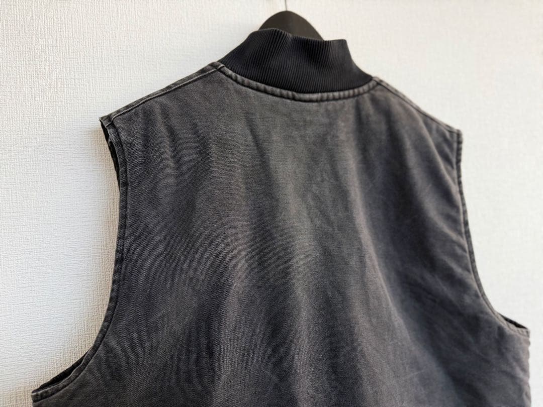 超超スペシャル 90s 星タグ ヴィンテージ カーハート ベスト XL ブラック