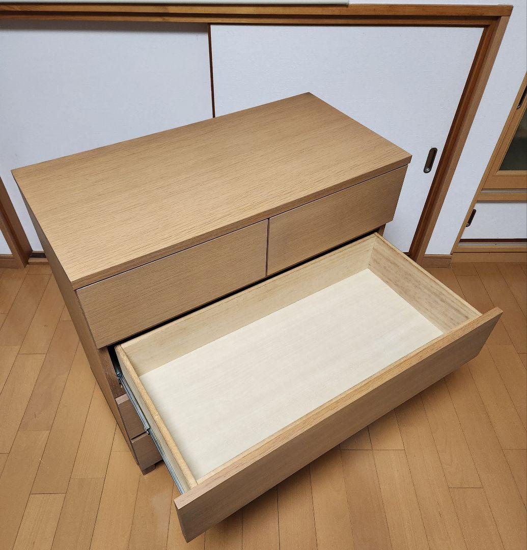 R*6様 無印良品　ナチュラルウッド 5段チェスト