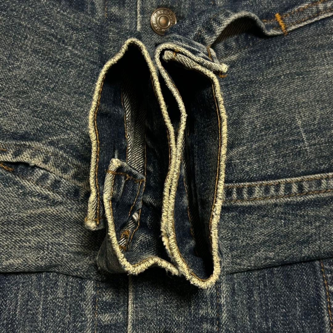 70s ヴィンテージ 希少 70505 46 リーバイス ケアタグ 黒カン 濃紺