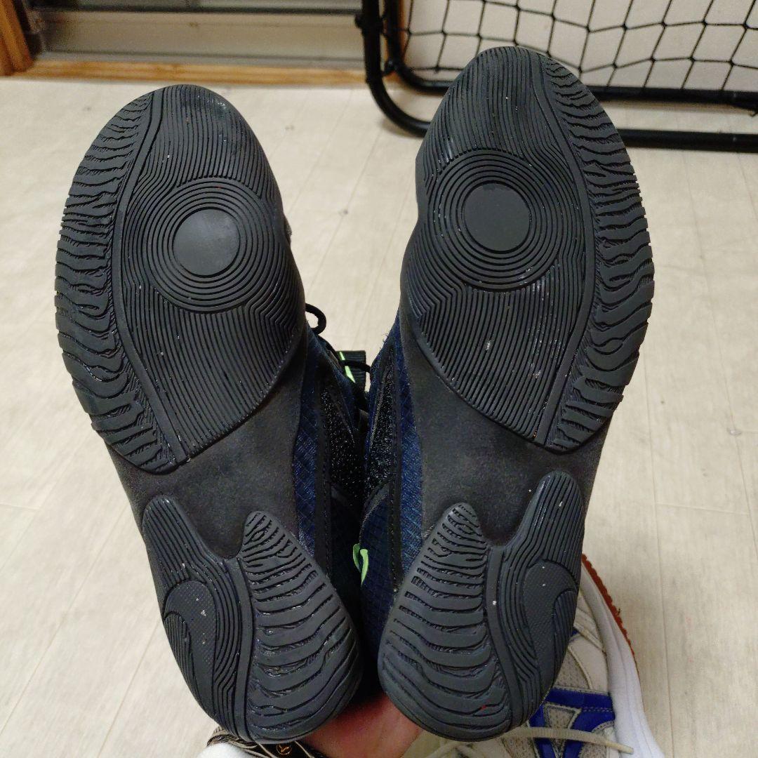 Nike ハイパーko2 ボクシングシューズ ブラック　ネイビー/ライム