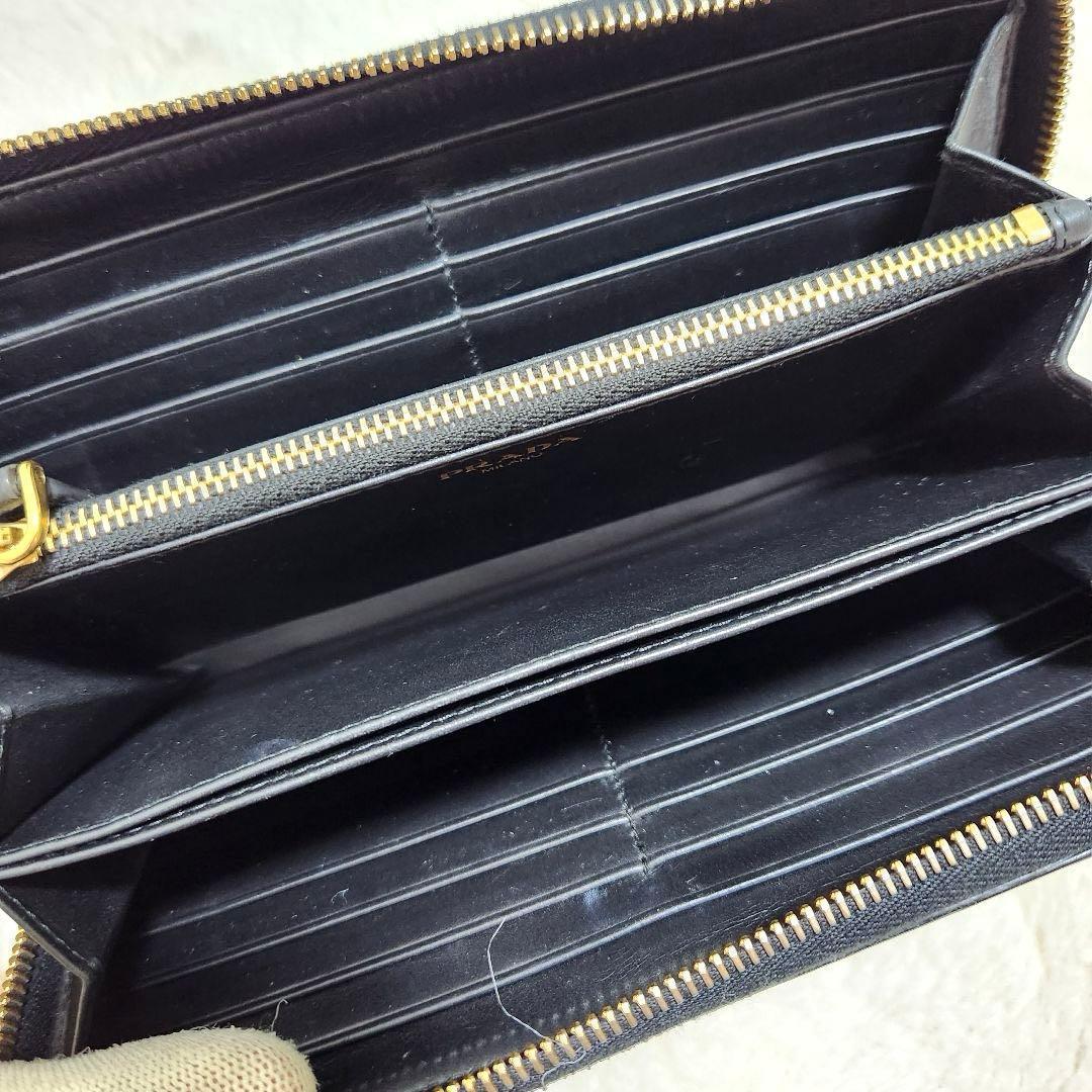 ✨極美品　付属品完備✨プラダ　長財布　ラウンドファスナー　ヴィッテロムーブ　黒