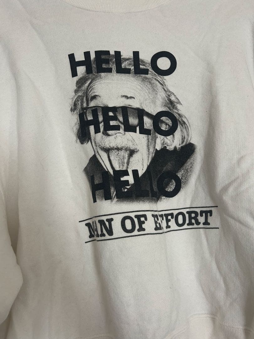 Oblada オブラダ HELLO SWEAT アインシュタイン(白)