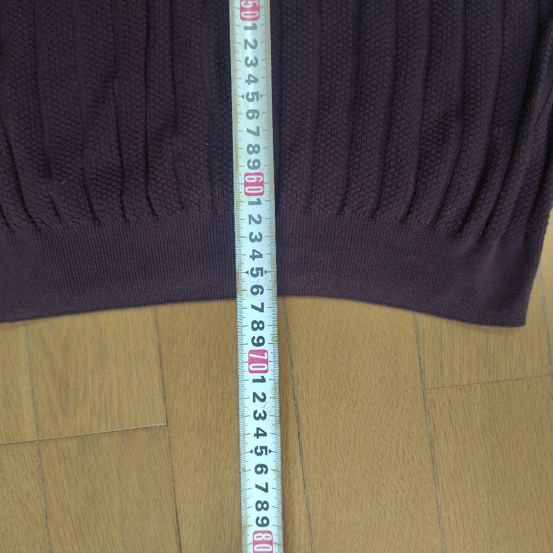 【美品】Gran Sasso ダークブラウン ポロシャツ