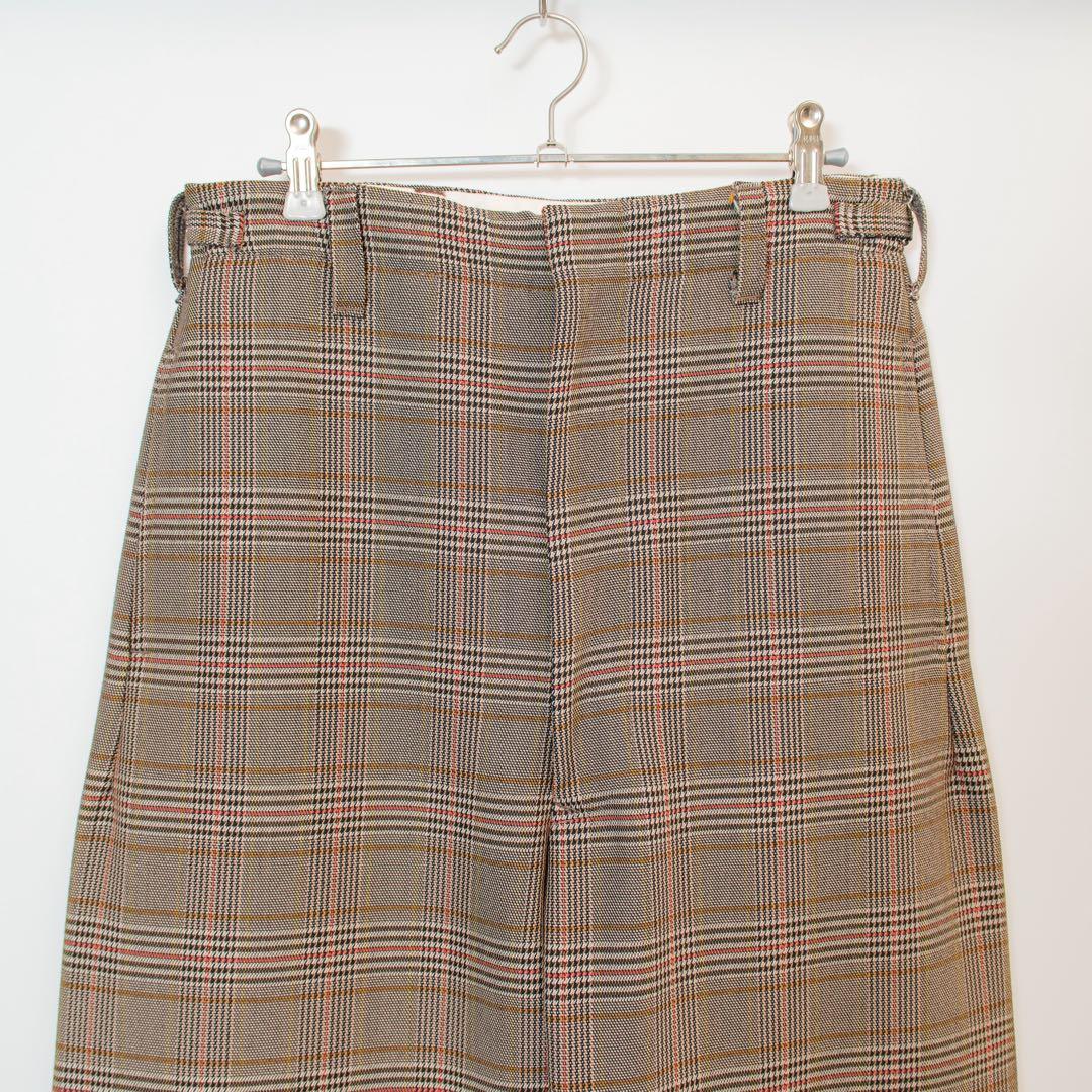 パンツ UNFOLK Seamless classic check pants 2