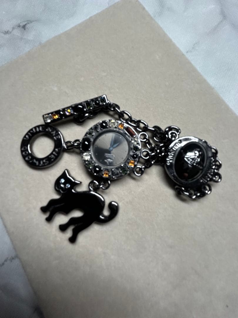Vivienne Westwood Black Cat 時計