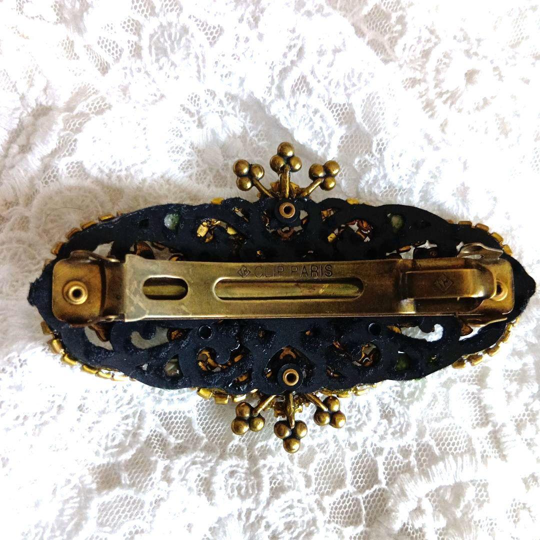 ミハエルネグリン　ロイヤルガーデンバレッタ　ミント×イエロー