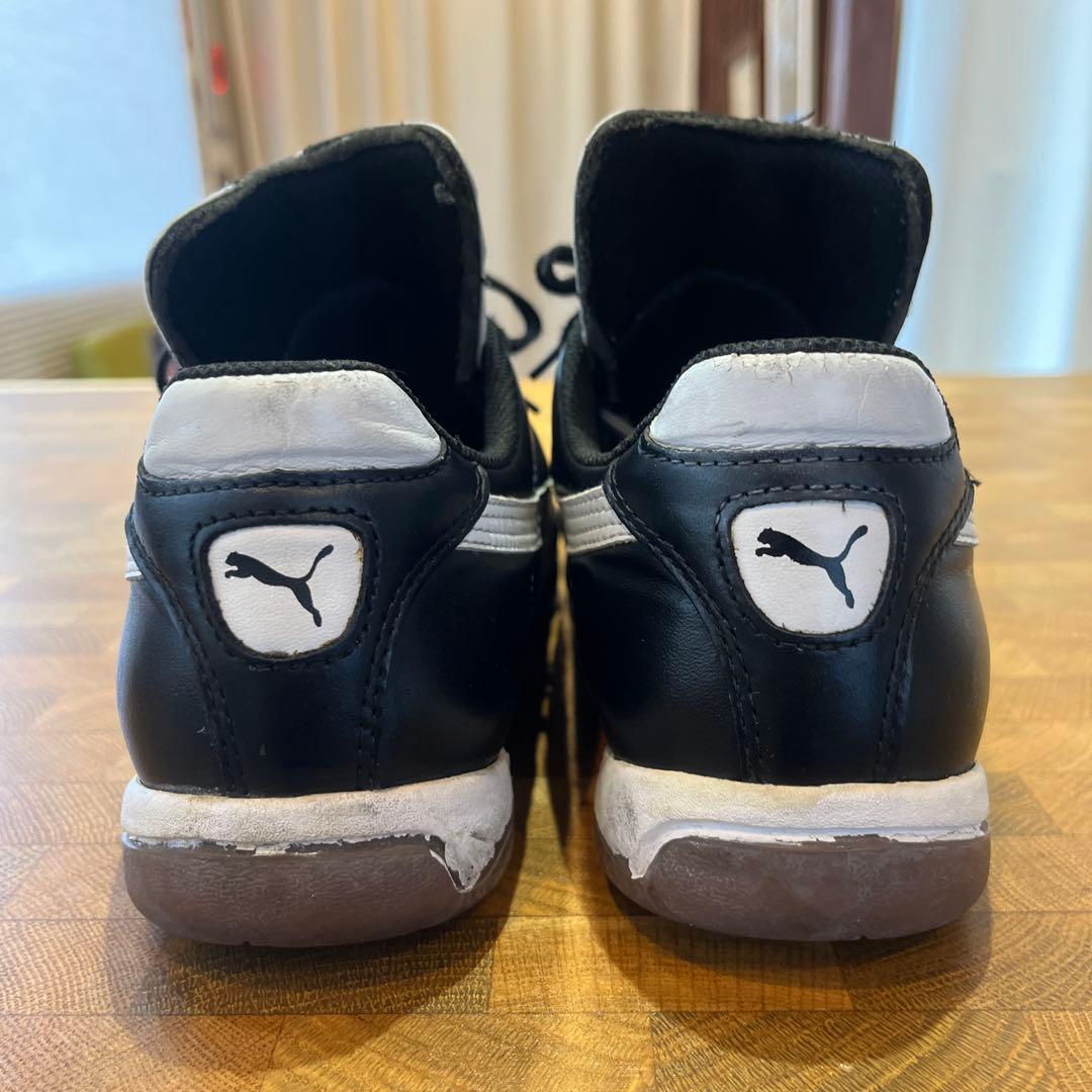 【王道】PUMA メキシコ IT ブラック 24.5cm 室内用 中古
