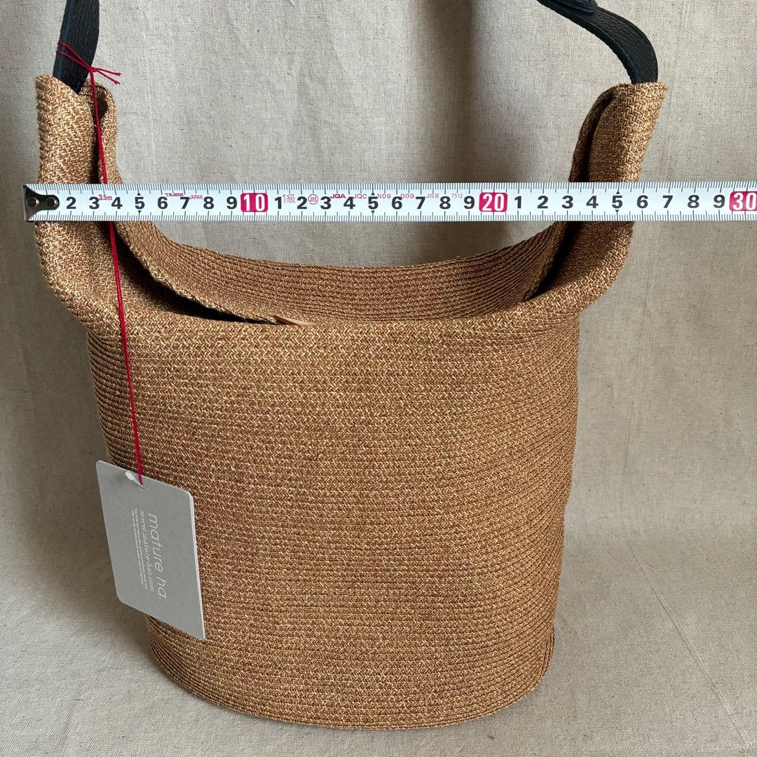 mature ha. マチュアーハ ショルダーバッグ かごバッグ