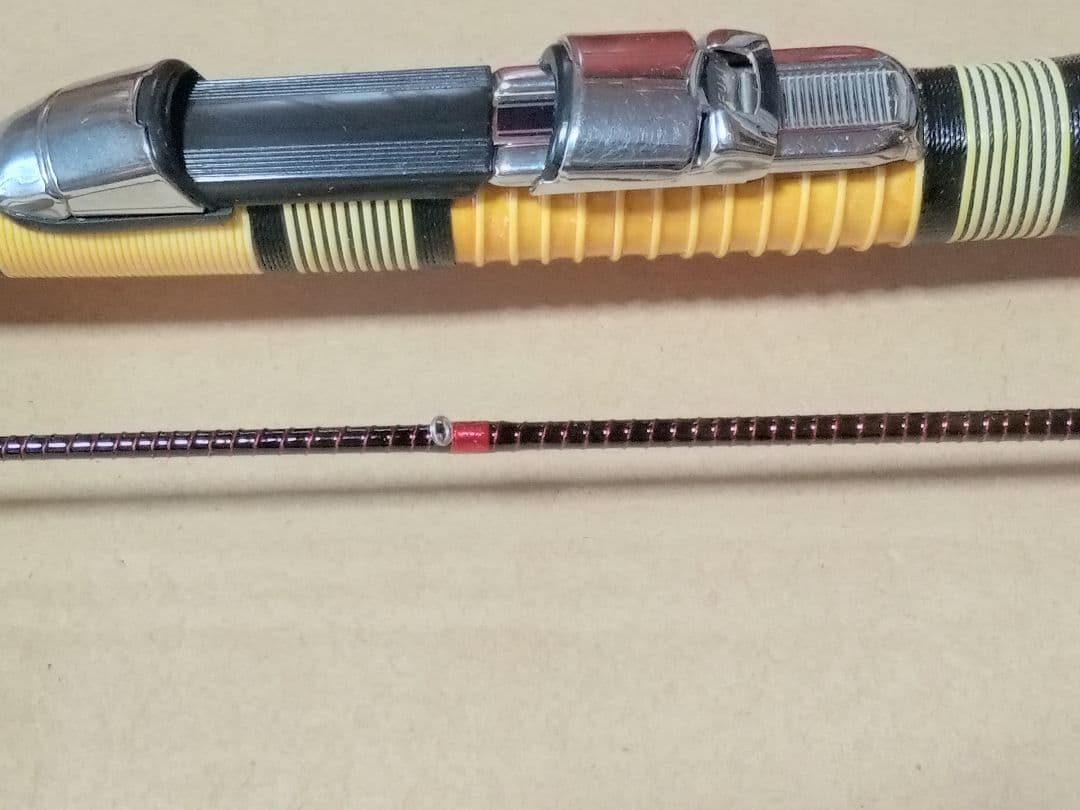 チヌ竿　筏竿　 手作り　布袋竹 ①