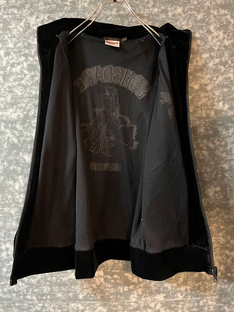 Lonsdale ビンテージ ベロア トラックジャケット 刺繍 モッズ MODS