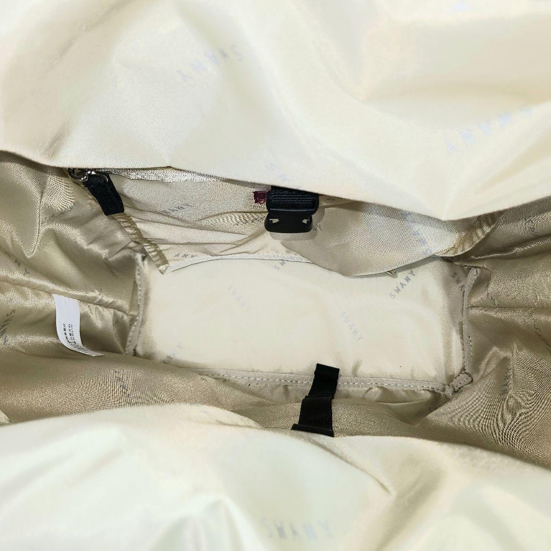 【SUWANY】スワニー　帆布キャリーバック　ストッパー機能　四輪　ブラック